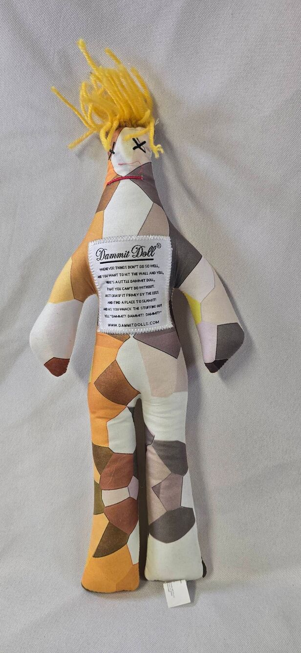 Authentic Dammit Doll Classic Stress Relief Plush